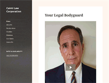 Tablet Screenshot of caimilaw.com